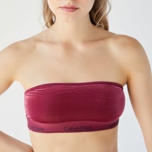 ✨ NWOT Calvin Klein Velvet Bandeau